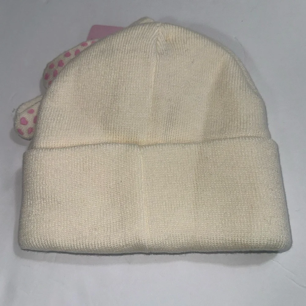 Disney Princess Toddler Girl's white Hat & Mittens Set